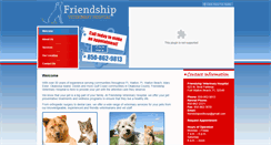 Desktop Screenshot of friendshipvethospital.com